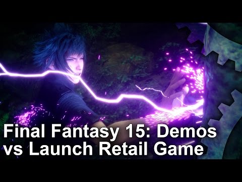 Final Fantasy 15: 2006-2016 Demos vs Final Game Graphics Comparisons