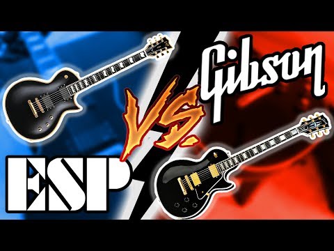 Gibson Les Paul vs ESP (E-II) Eclipse Shootout || Which Should You Get??