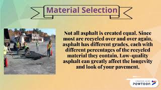 Factors to Consider When Selecting an Asphalt Paving Contractor