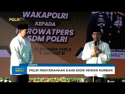 KELUARGA BESAR MABES POLRI DISTRIBUSIKAN HEWAN KURBAN UNTUK MASYARAKAT