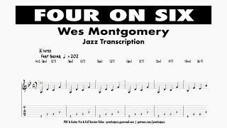 (Transcription) Four On Six - Wes Montgomery