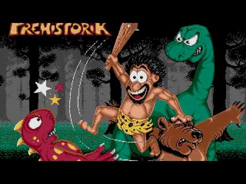 Prehistorik (PC/DOS) 1991, Titus (Unlimited Health & No-Hit)