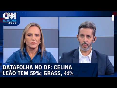 Datafolha DF: Celina tem 59% dos votos válidos no 2º turno; Grass, 41% | CNN ELEIÇÕES