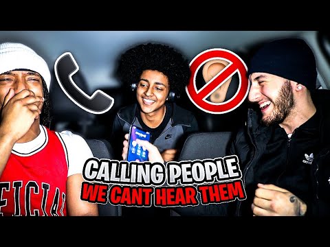 calling people but we CAN'T HEAR them