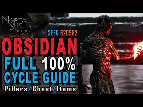 Full 100% OBSIDIAN Cycle Guide All Pillars / Chests / Items - Mortal Shell The Virtuous Cycle