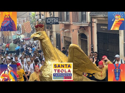 Anada a ofici del Seguici de Tarragona (Festes de Santa Tecla 2024)
