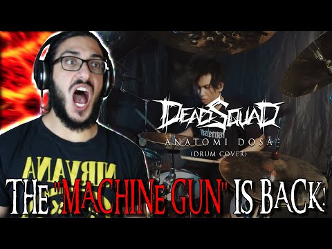 GUITARIST REACTS TO DRUMMER! OKI FADHLAN - DEADSQUAD ( ANATOMI DOSA ) DRUM COVER reaction Indonesia