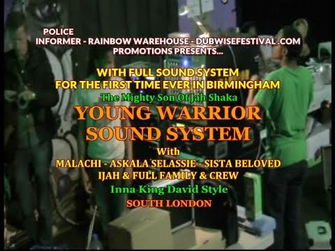 Young Warrior Sound System @ The Rainbow Warehouse. Birmingham Friday 10th August 2012. Full Edition