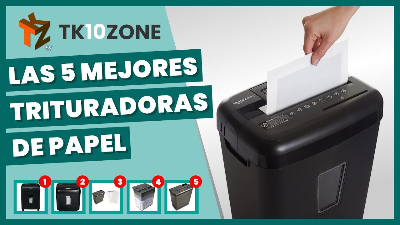 Las 5 mejores trituradoras de papel para la oficina o el hogar
