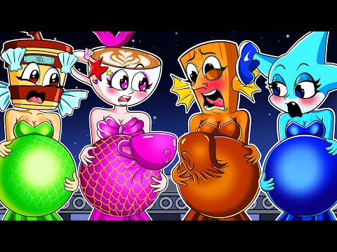 Mermaid Cappuccina Brewing Baby ?! Cartoon Animation