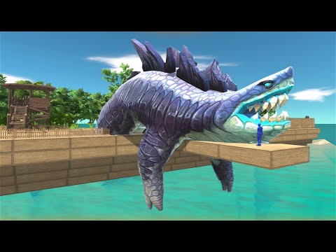 7 DAYS SURVIVAL ON SHIP VS MUTANT AQUATICS- Animal Revolt Battle Simulator ARBS