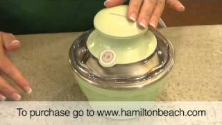 Hamilton Beach® Half Pint™ Soft Serve Ice Cream Maker (68550E, 68551E & 68552E)