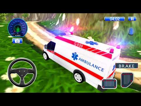 Crazy Ambulance Rescue Service In The Emergency Game - New Ambulance Driving GamePlay 2021