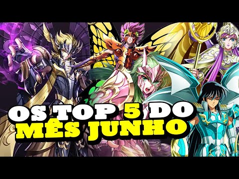 OS TOP 5 MAIORES CAVALEIRO DO MÊS JUNHO - Saint Seiya : Awakening