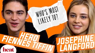 'I'm guilty of not replying to the After group chat' | Hero Fiennes Tiffin & Josephine Langford video