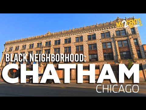 Black Neighborhood : Chatham. South Side of Chicago