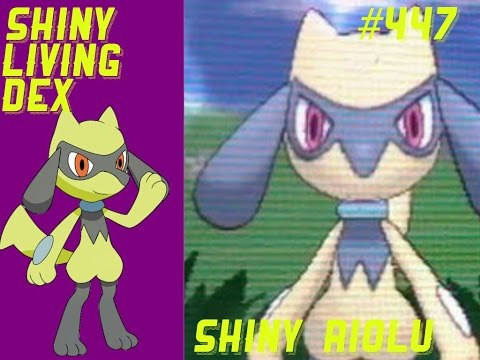 EPIC SHINY LIVE REACTION! EPIC SHINY RIOLU! Shiny Living dex no9