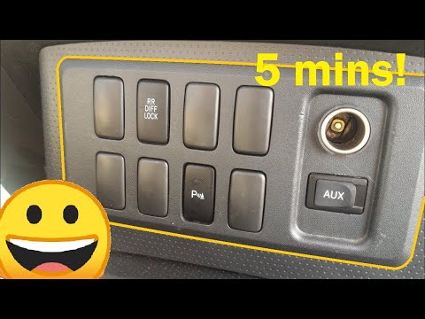 FJ Cruiser: 5 Min Removal of Center Console and Switch Panel