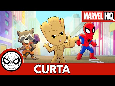 Capa de Os Melhores Curtas Animados da Marvel