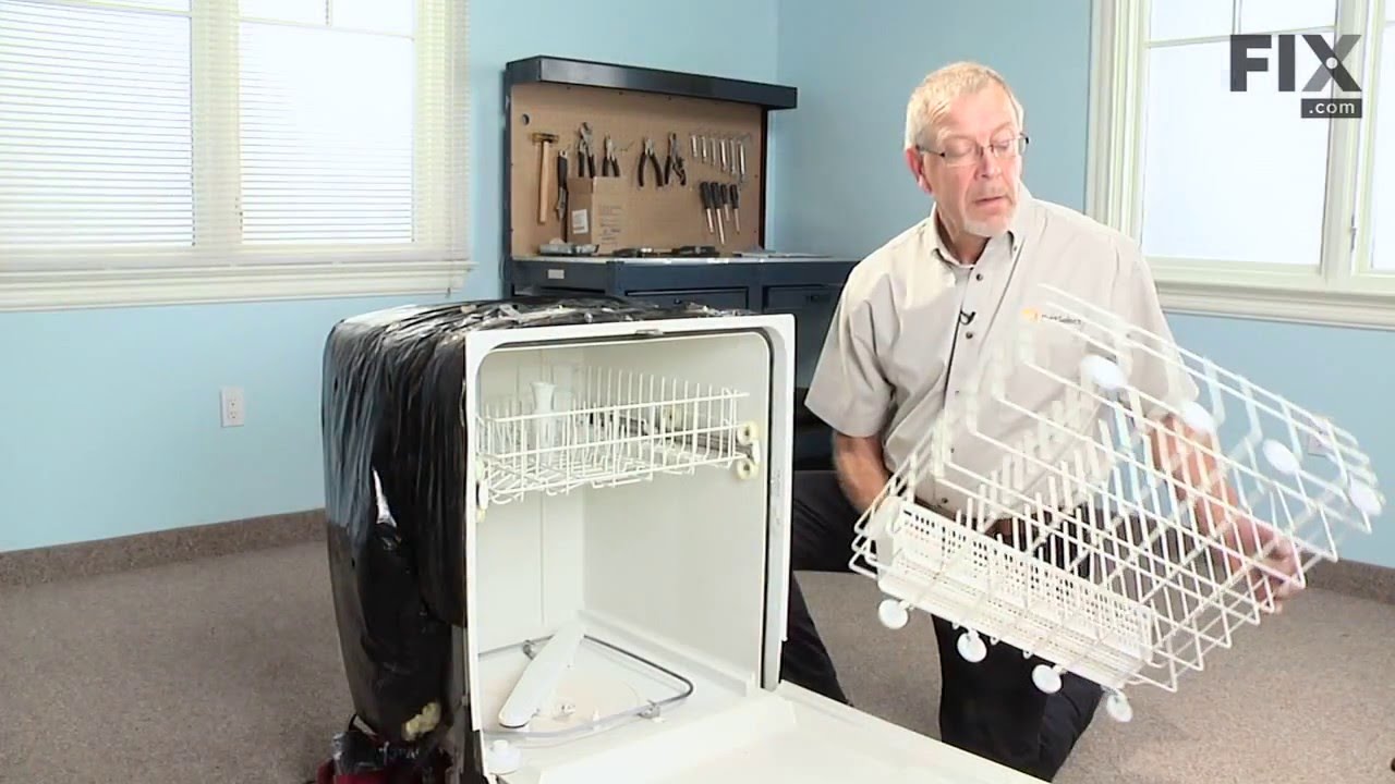 Replacing your Frigidaire Dishwasher Single Rack Roller Kit