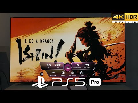 Like a Dragon Ishin! PS5 Pro Gameplay With LG Oled TV 4K HDR 60FPS Test