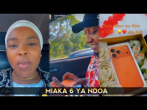 QUEEN DARLEEN AMFANYIA SURPRISE MUME WAKE AMZAWADIA IPHONE 17 NDOA YETU YATIMIZA MIAKA 6