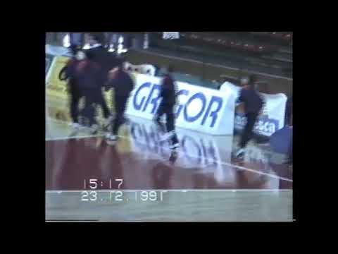 1991 - Palaterme Montecatini, festa degli auguri Lotus Basket Montecatini