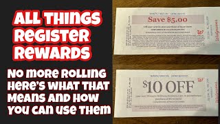 WALGREENS REGISTER REWARDS- how to use, when to use and all things register rewards