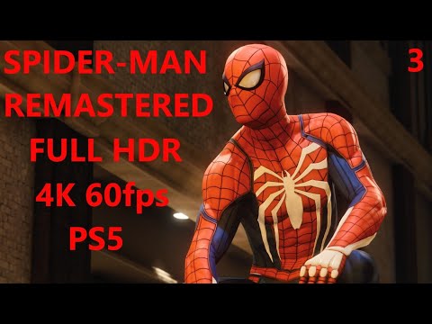 Marvel’s Spider-Man Remastered (PS5) 4K 60FPS + Ray Tracing HDR Gameplay - (Performance RT mode)