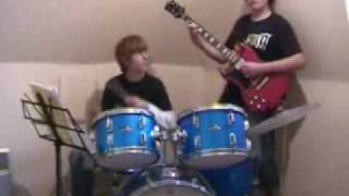 UPFALL?! clip video 2010 duo drums guitar