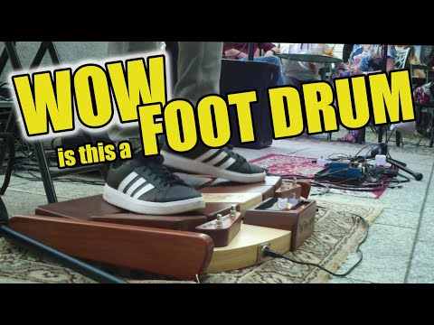 INCREDIBLE  FOOT DRUM  PERFORMANCE – MICHELE  GUAGLIO  shows the power of the FLOORDRUM