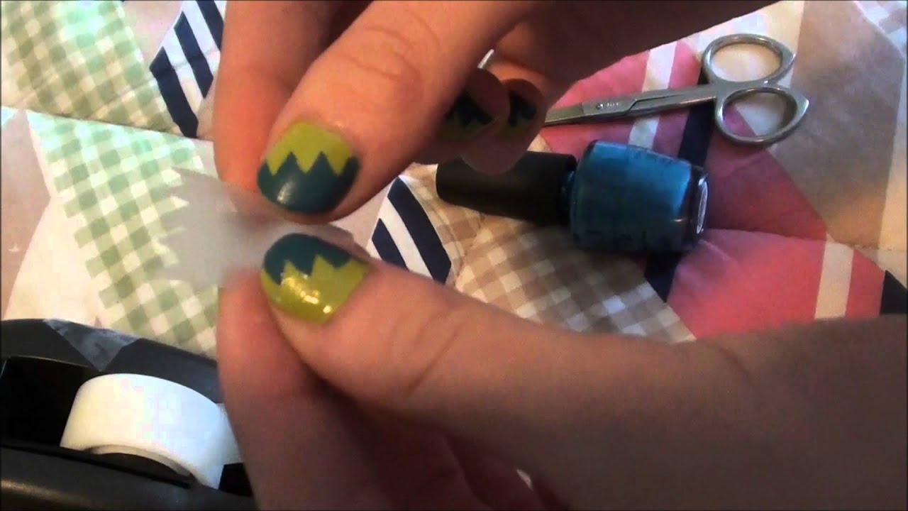 Zig Zag Nail Tutorial!