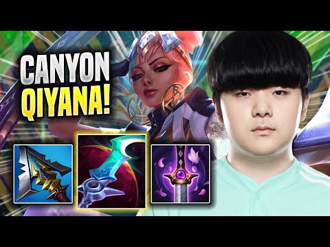 CANYON LITERALLY GOD MODE WITH QIYANA! - DK Canyon Plays Qiyana JUNGLE vs Viego! | Season 2022