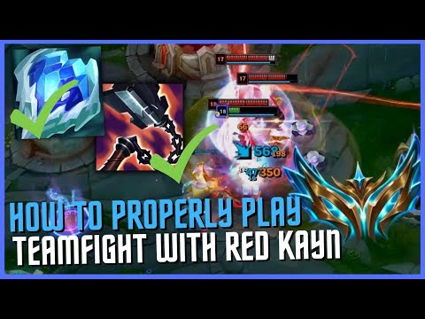 HOW TO PROPERLY PLAY TEAMFIGHTS AS RED KAYN! (FULL CHALLENGER GAMEPLAY)