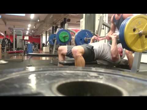 Daniele Pauli 3 x 170 Kilo Benchpress