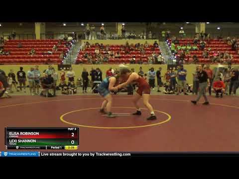 WM FS 16U,JR 180 Elisa Robinson Kansas Vs Lexi Shannon Texas