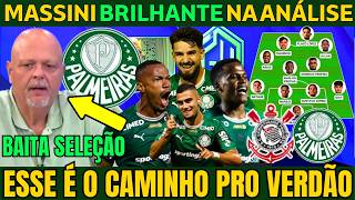 MASSINI FOI CIRÚRGICO E ANALISOU O PROVÁVEL PALMEIRAS PRO DERBI DE DOMINGO.