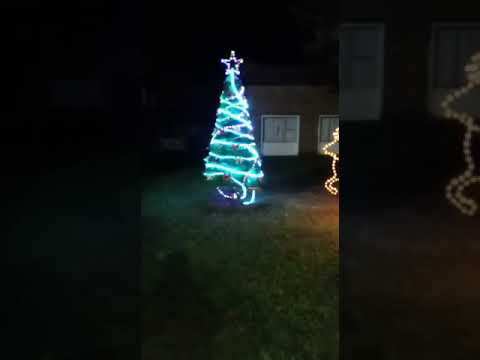 Hermosas creaciones navideñas en Reboledo, pequeño pueblo de Florida, Uruguay