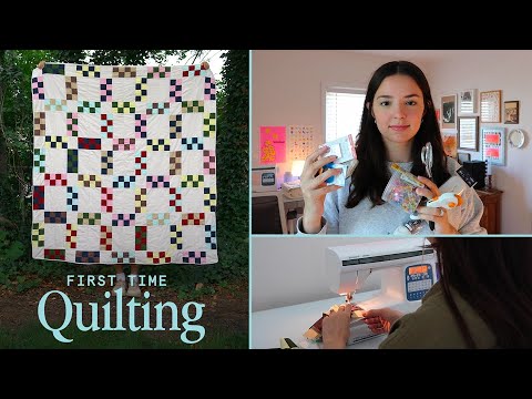 quilt with me!! (making a beginner quilt in 2 days because why not)