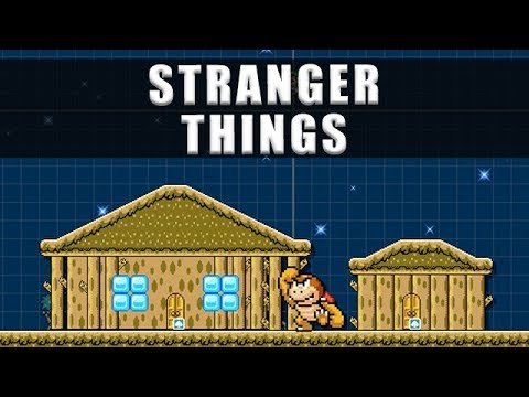 Super Mario Maker 2 Stranger Things