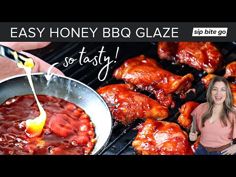Honey BBQ Glaze for Smoked Chicken Breast, Wings, Thighs
