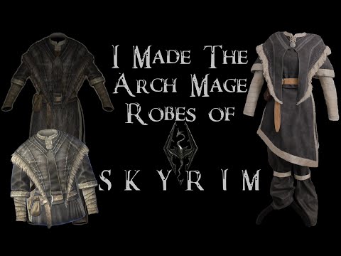 I Made the Arch Mage Robes of Skyrim | Made My Halloween Costume Early
