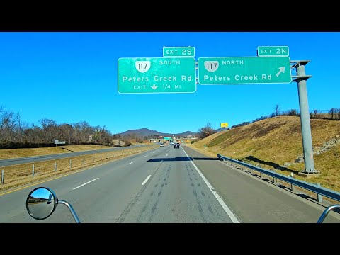 1/23/26, Mountains & Highways: 4K Drive from Roanoke to Harrisonburg VA