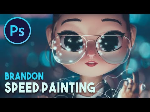 digital art speed painting by brandon woelfel