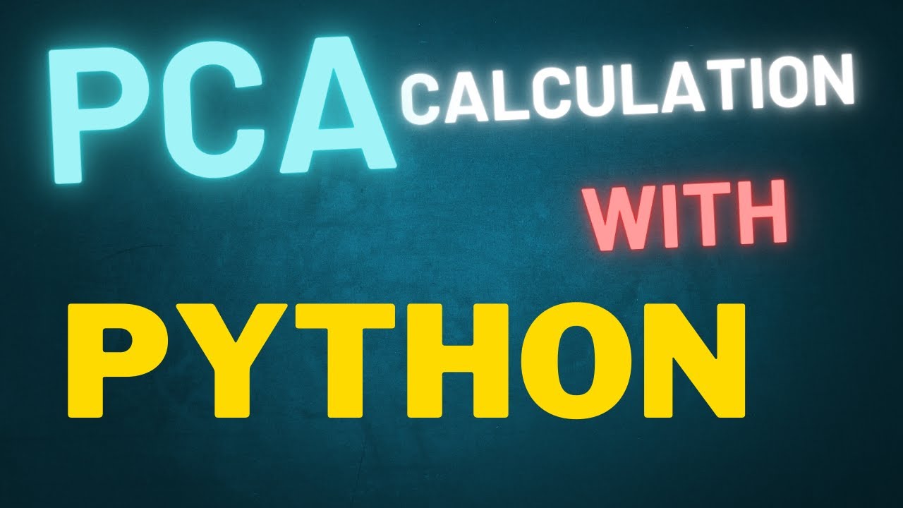 Principal Component Analysis (PCA), Part-2: Python Coding Example-1