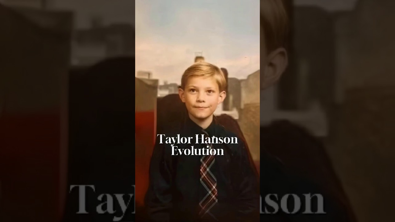 Taylor Hanson Evolution | From Teen Idol to Music Legacy 🎹✨ #hanson #mmmbop