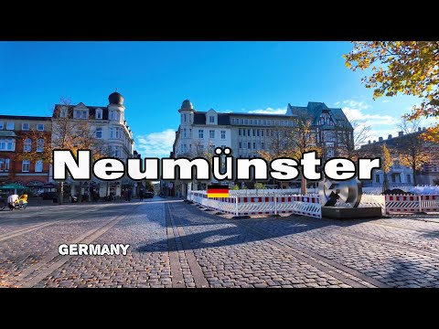 Neumünster Germany 🇩🇪 Walking Tour | 4K 60fps | Exploring the Heart of Schleswig-Holstein