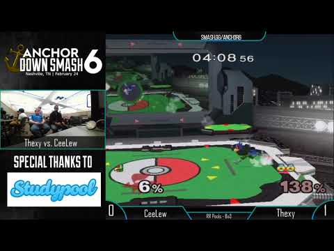 ADS6 - Melee Singles - CeeLew (Falco) VS Salvo | Thexy (Sheik) - RR Pools
