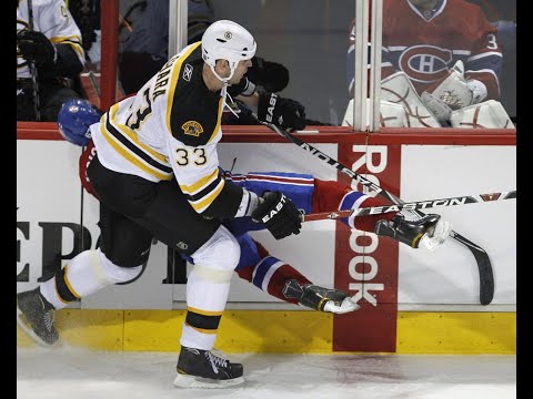 Zdeno Chara Max Pacioretty Hit -Boston Bruins Montreal Canadiens-March 8, 2011