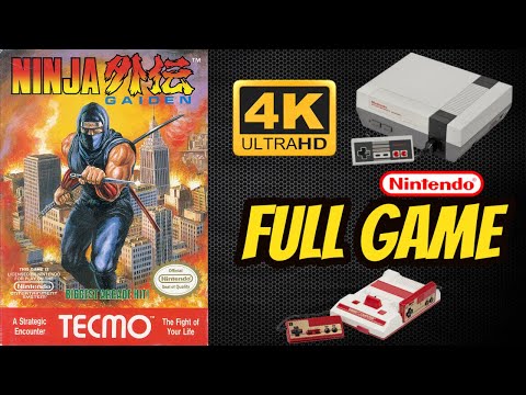 Ninja Gaiden [NES] Longplay Walkthrough Playthrough Full Movie Game [4K60ᶠᵖˢ UHD🔴]